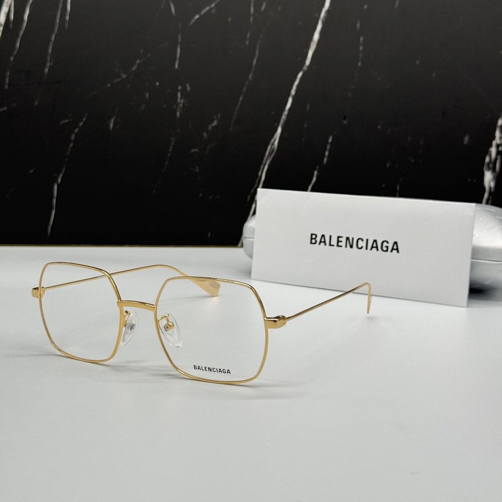 Balenciaga Gold Frame Women's Glasses